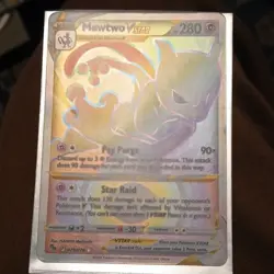 Mewtwo VSTAR 079/078 Secret Rare Full Art Holo Pokemon GO Pokemon TCG Card - Image 1