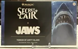 Secret Lair x Jaws Terror Of Amity Island Foil Magic The Gathering MTG NEW - Image 1