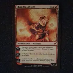 Zendikar Chandra Ablaze MTG Magic the Gathering NM - Image 1