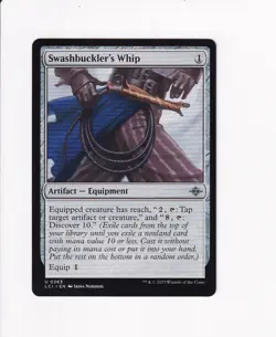 2023 MTG MAGIC THE LOST CAVERNS OF IXALAN SWASHBUCKLER'S WHIP (#2) - Image 1
