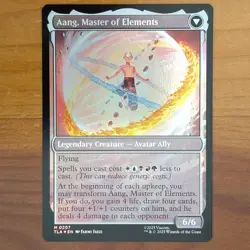 Avatar Aang / Aang, Master of Elements - Prerelease Foil Promo - Avatar TLA MTG - Image 2