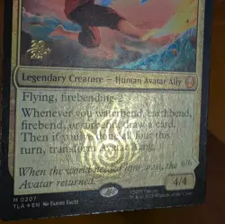 Avatar Aang / Aang, Master of Elements - Prerelease Foil Promo - Avatar TLA MTG - Image 4