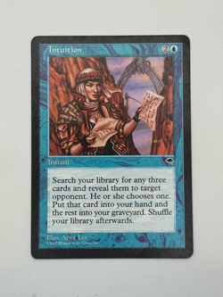 MTG: Intuition Tempest Heavy Played - Image 1