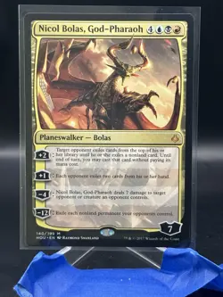 Nicol Bolas, God-Pharaoh 140/199 Hour of Devastation - Image 1