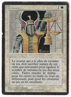 ►Magic-Style◄ MTG - Balance - French Revised FBB - Played/Poor - Image 1