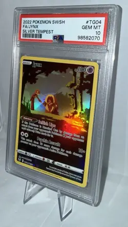 2022 Pokemon SWSH Silver Tempest FA Jynx TG04 - PSA 10 GEM MINT - Image 3