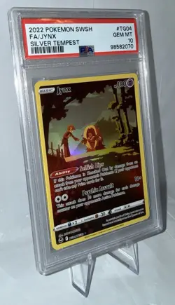 2022 Pokemon SWSH Silver Tempest FA Jynx TG04 - PSA 10 GEM MINT - Image 4