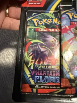 Pokemon TCG Phantasmal Flames 3-Pack Blister Sneasel Lot of 2 Factory Sealed - Image 3