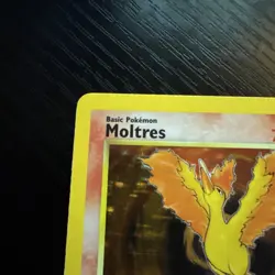 Pokemon TCG Moltres Fossil 12/62 Holo Rare 1999 LP Condition - Image 4