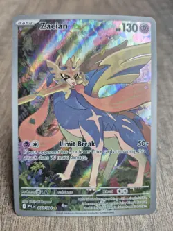 Zacian 100/094 Illustration Rare Pokemon TCG Phantasmal Flames Near Mint - Image 1