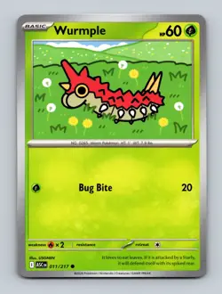 Pokemon TCG - Ascended Heroes - (ASC EN) - Wurmple - 011/217 - Image 1