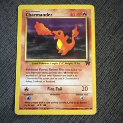 CHARMANDER 2000 POKEMON TEAM ROCKET COMMON A 50/82 Q1514 - Image 1