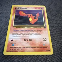 CHARMANDER 2000 POKEMON TEAM ROCKET COMMON A 50/82 Q1514 - Image 2
