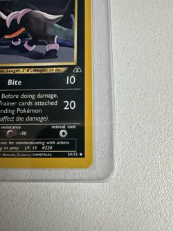 Houndour 1st Edition 39/75 Neo Discovery WOTC Vintage Pokemon 2002 - Image 5