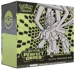 Pokemon TCG: Mega Evolution Perfect Order PKC Center Elite Trainer Box PRESALE - Image 1