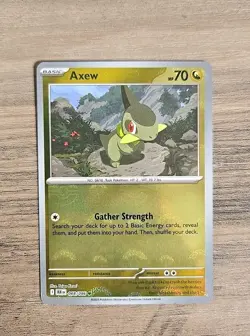 Pokemon TCG Axew 068/086 Poke Ball Pattern Black Bolt NM - Image 1