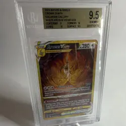 Pokemon Arceus VSTAR Secret Rare Holo GG70 Crown Zenith Beckett 9.5 2023 - Image 1