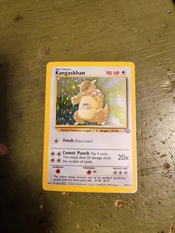 Pokemon TCG Kangaskhan Jungle 5/64 Holo Unlimited Holo Rare Moderately Played - Image 1