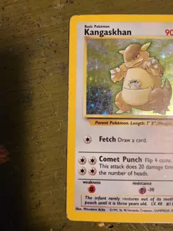 Pokemon TCG Kangaskhan Jungle 5/64 Holo Unlimited Holo Rare Moderately Played - Image 4