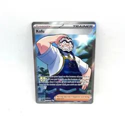 Kofu 165/142 - Pokemon Stellar Crown Full Art Trainer Ultra Rare Holo Foil NM - Image 1