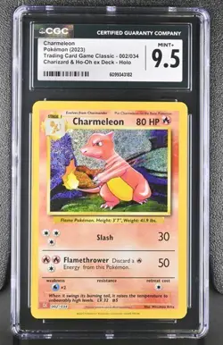 Charmeleon *CGC 9.5* Holo *Classic Collection* #2 * Pokemon - Image 1