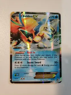 Keldeo EX 45/113 Legendary Treasures Pokemon TCG LP - Image 1