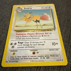 Dodrio - 41/110 - Uncommon, English Pokemon TCG Legendary Collection Hp - Image 2