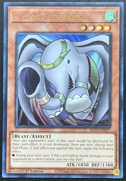 Flying Elephant BLC1-EN017 (Gold) Ultra Rare 1st Edition Yu-Gi-Oh! Mint - Image 1