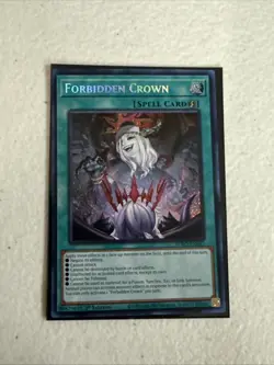 Yu-Gi-Oh! TCG Burst Protocol BPRO-EN067 Forbidden Crown Secret Rare - Image 1