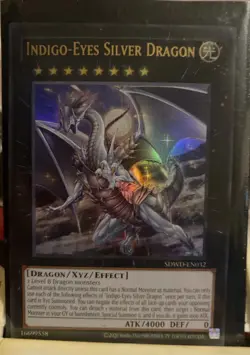 Yugioh! Indigo-Eyes Silver Dragon SDWD-EN032 1st Edition , Ultra Rare - Image 1