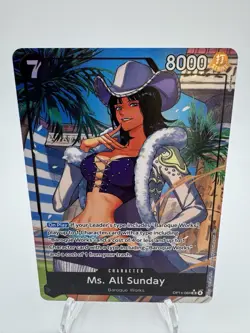 Ms. All Sunday (Alternate Art) OP14-084 The Azure Sea's Seven Foil - Image 1