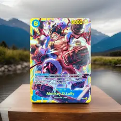 Monkey.D.Luffy (118) SEC A Fist of Divine Speed OP11-118 ONE PIECE TCG MINT NM - Image 1