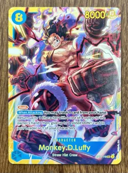 Monkey.D.Luffy (118) SEC A Fist of Divine Speed OP11-118 ONE PIECE TCG MINT NM - Image 3