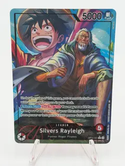 Silvers Rayleigh (Alternate Art) OP12-001 Legacy of the Master Foil NM - Image 1