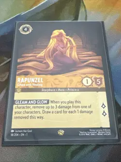 Disney Lorcana Rapunzel - Gifted with Healing EN-1 18/204 Legendary - Image 1