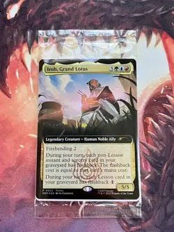 SEALED Iroh, Grand Lotus Promo Extended Art Foil BoxLunch Magic Avatar Card MTG - Image 2