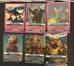 Panini Italian Brainrot TCG Card Bombasticcia Salsiccia & 107 dif card inc Shiny - Image 5