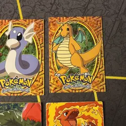 Pokemon 1999 Topps TV Animation Vintage Card Bundle - Image 3