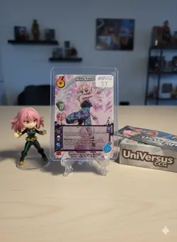 Mina Ashido MHA02-37 UniVersus My Hero Academia Card - Pinky Needs A New Home! - Image 1