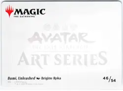 Bumi, Unleashed Art Card (Gold-Stamped) S Art Series: Avatar: 46 NM - Image 2