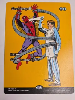 MTG - Counterspell Borderless - Marvel Universe Spiderman - Image 1