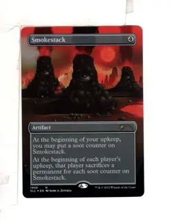 MTG SkeenAB Smokestack BORDERLESS FOIL from the SLC. NM. - Image 1