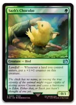 Sazh's Chocobo #200 (Foil) (NM) Final Fantasy FIN Magic MTG - Image 1