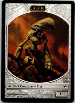 Magic the Gathering Myr Token Scars of Mirrodin MTG Free Shipping! - Image 1