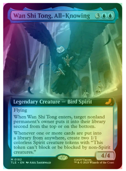 Wan Shi Tong, All-Knowing - Foil - Extended Art Avatar MTG - Image 1