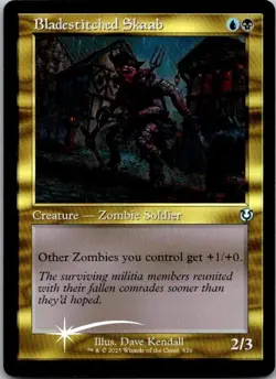 Bladestitched Skaab FOIL (Retro Frame) Innistrad Remastered 426 MTG NM - Image 1
