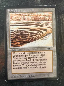 *** ANTIQUITIES Strip Mine (No Horizon) *** LP - MtG Magic MtG - Image 1