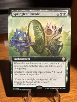 Springleaf Parade Commander: Lorwyn Eclipsed Extended Art Rare - Image 1