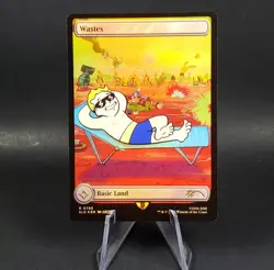 MTG Fallout Vault Boy Wastes 0795 Secret Lair Rainbow Foil Magic the Gathering - Image 1