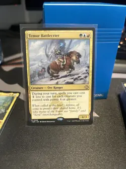 MTG ~ Temur Battlecrier Tarkir: Dragonstorm ~ Near Mint ~ Rare - Image 1